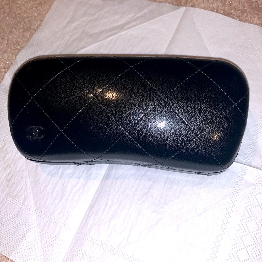 Chanel hard case sunglasses case